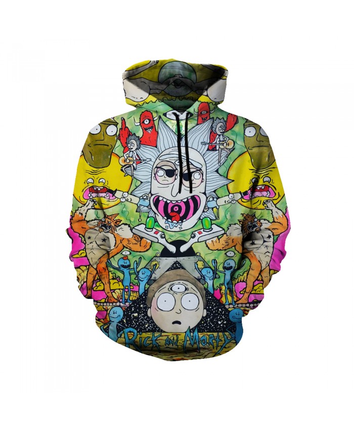 Rick and Morty Figure Hoodies Sweatshirt Men Women Autumn Hoodies Fashion Brand Rick and Morty Costume P