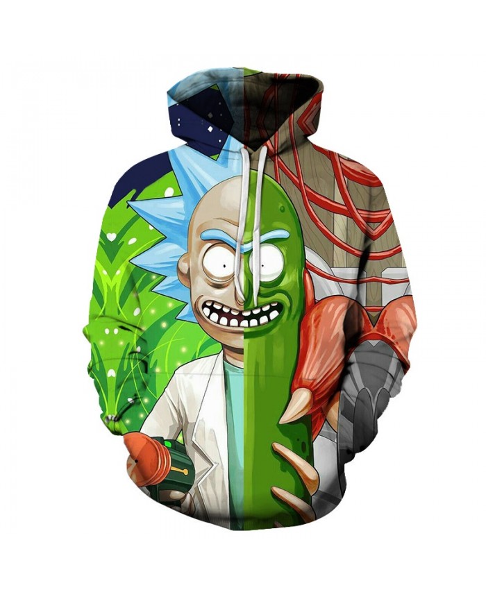 Rick and Morty Hoodies Sweatshirts 3D Hoodies Men Hoodie Fashion Tracksuits Male Streetwear Casual Pullover Autumn Boy Coats New
