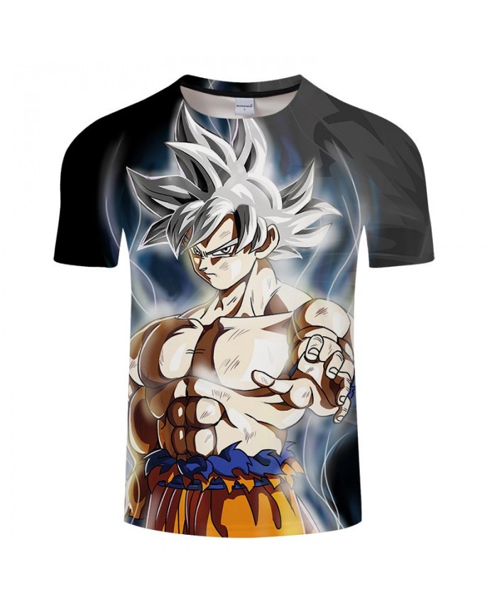 Scent Cartoon Goku Dragon Ball 3D Print Men tshirt Anime 2021 New Casual Short Sleeve Male Quick Dry Drop Ship