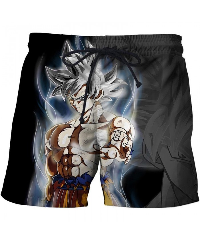 Scent Dragon Ball Men Anime 3D Stone Printed Beach Shorts Summer 2021 New Male Quick Drying Breathable Board Shorts