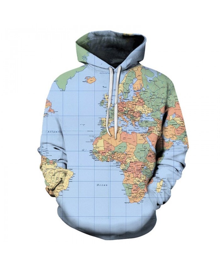 Seven Oceans 3D Print Men Pullover Sweatshirt Pullover Hoodie Casual Fashion Hoodies Men Streetwear Sweatshirt Hoodie
