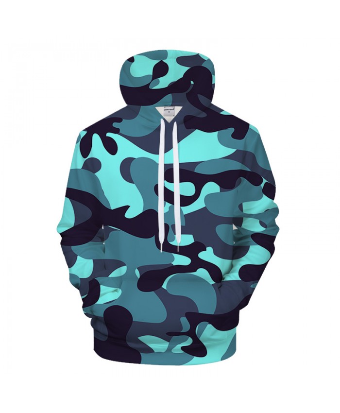 Shine Blue Camo 3DPrint Hoodies Men Women 2019 Sweatshirt Casual Tracksuit Jacket Hoodie Pullover Streatwear Dropship