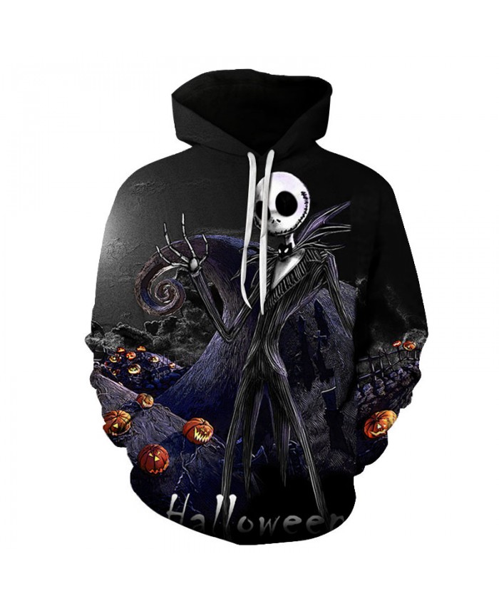 Skull Halloween 3D Hoodies Men Hoody Harajuku Hoodie Streatwear Sweatshirt Tracksuit Pullover Coat Hip Hop Dropship
