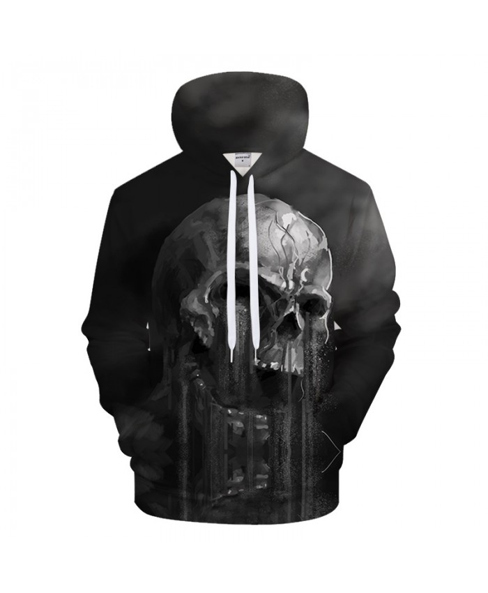 Skull Hoodies 3D Skull Hoodie Sweatshirt Men Hoody Pullover Unisex Tracksuits Causual Male Streetwear Fashion Coat Brand Hoody