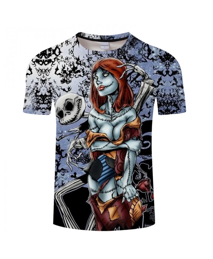 Skull Lover 3D Print T shirt Men T-shirt Brand Tops Tee Anime Streetwear Summer Short Sleeve tshirt O-neck Drop Ship