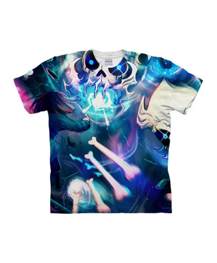 Sky Shines Undertale 3D Printed Men Anime tshirt Crossfit Shirt Casual Short Sleeve Male T Shirt Men Brand Tops&Tee