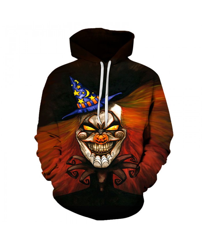 Smile Halloween 3D Print Hoodies Men Hoody Harajuku Hoodie Streatwear Sweatshirt Tracksuit Pullover Hip Hop Dropship