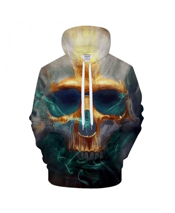 Smoky Groot Hoody Men 3D Hoodie Skull Print Tracksuit Casual Sweatshirt LongSleeve Coat Streatwear Pullover DropShip