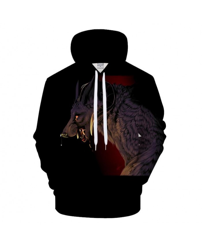 Snake 3D Hoodies Wolf Hoody Men Women Sweatshirt Funny Pullover Anime Tracksuit Streatwear Coat 2021 HipHop DropShip