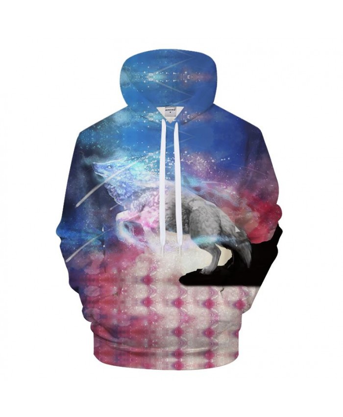 Snow Wolf 3D Hoodies Harajuku Hoody Men Women Sweatshirt Funny Coat Anime Tracksuit Streatwear Hooded Coat Drop Ship