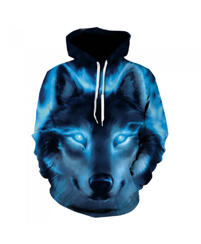 Space Galaxy Wolf Hoodie Hoodies Men Women 2021 New Fashion Spring Autumn Pullover Sweatshirts Sweat Homme 3D Tracksuit