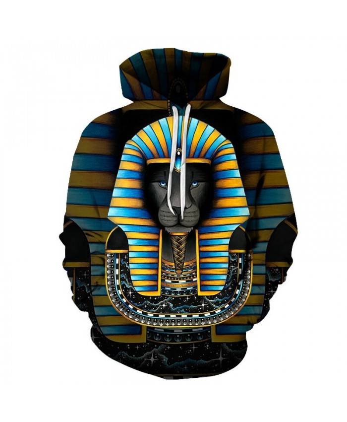 Sphinx Art Unisex Hoodie 3D Print Sweatshirts Pullover Harajuku Mens Hoody Streetwear Coat for Autumn 