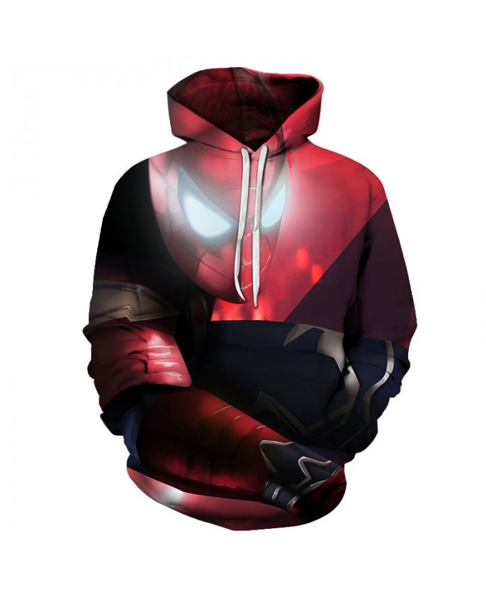 Spider-Man 3D Print Sup Hoodie Men's Sweatshirt Hoodies End Game Casual Hoodies Men Avengers Hoodie Mens Pullover Sweatshirt
