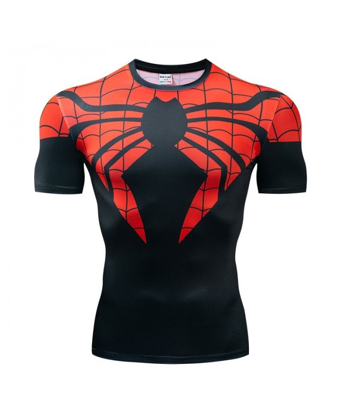 Spider-Man Avengers Endgame shirt Men Tops Short Sleeve Mens Tees Fitness Compression T-Shirt The Avengerst Bodybuilding