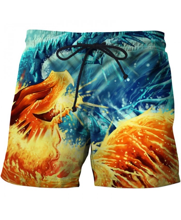 Spitfire 3D Print Men Shorts Casual Cool 2021 New Elastic Waist Men Stone Printed Beach Shorts Male Fitness Shorts
