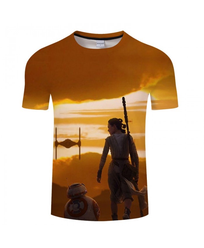 Star Wars 3D Print Going Alone T Shirt Men tshirt Summer Casual Slim Men Short Sleeve O-neck Tops&Tee 2021 Hot Sell Drop Ship