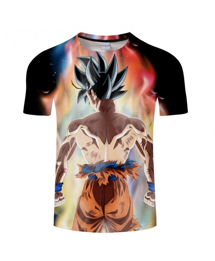 Strong Goku 3D Print T shirt Men Dragon Ball Spring Summer Anime Short Sleeve Boy Tops&Tee Fashion Tshirts Drop Ship