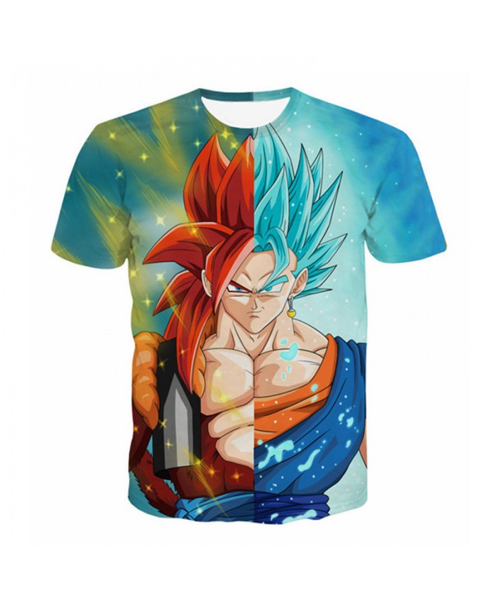 Summer Men Dragon Ball t shirt Teen Hip Hop Streetwear Funny T-shirt Superhero Vegeta Printed Tee Shirt Homme Camiseta 3D