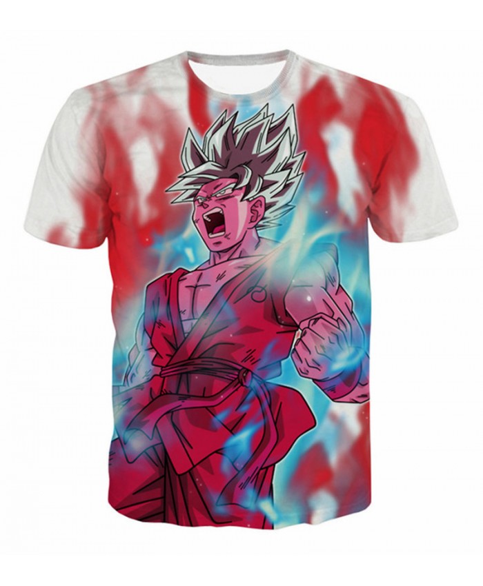 Summer Men Dragon Ball t shirt Teen Hip Hop Streetwear Funny T-shirt Superhero Vegeta Printed Tee Shirt Homme Camiseta 3D D