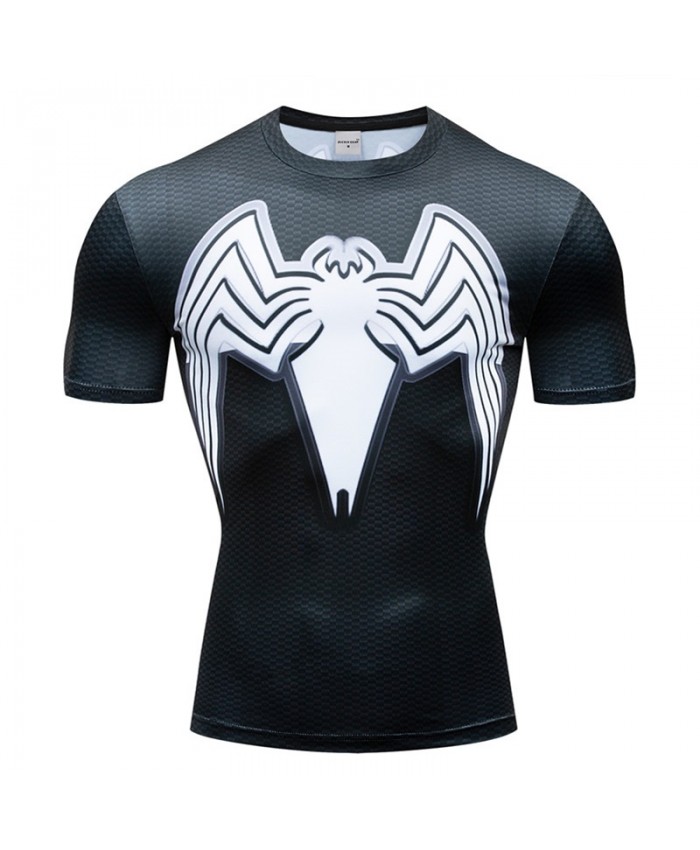 T Shirt Superman VS Batman Men Tops Short Sleeve Tees Fitness T Shirt Compression Crossfit Bodybuilding Camiseta