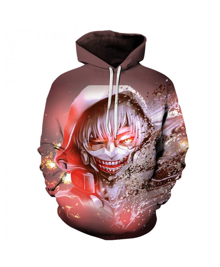 TOKYO GHOUL Printed Hoodies Men 3d Hoodies Brand Sweatshirts Boy Jackets Quality Pullover Fashion Tracksuits Streetwear Out Coat B