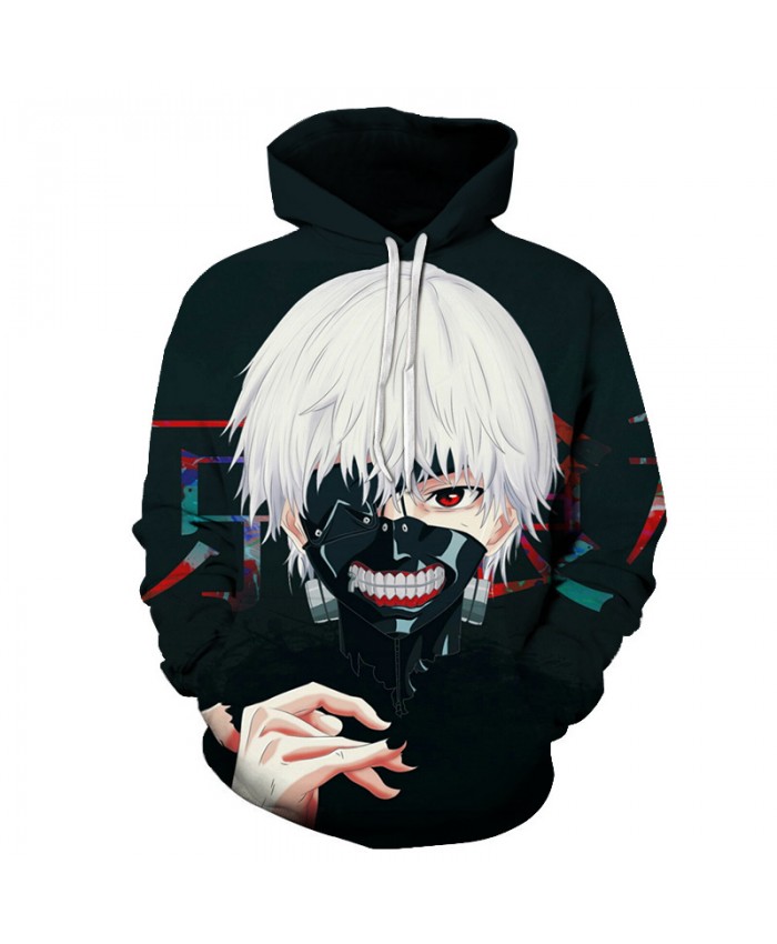 TOKYO GHOUL Printed Hoodies Men 3d Hoodies Brand Sweatshirts Boy Jackets Quality Pullover Fashion Tracksuits Streetwear Out Coat F