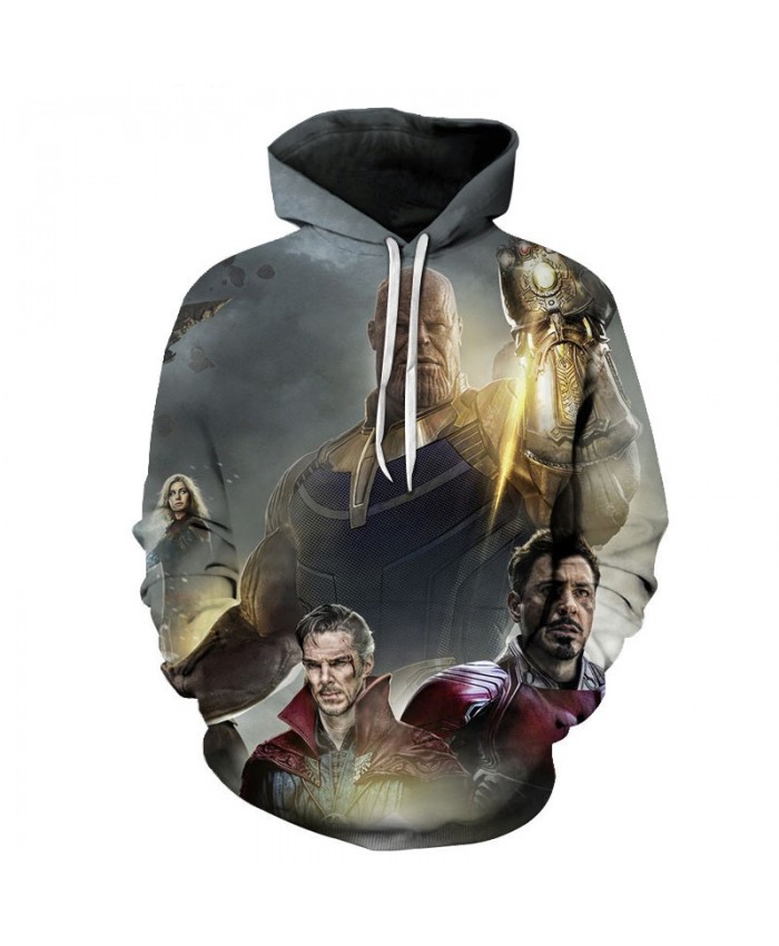 Thanos 3D Print Sup Hoodie Mens Long Sleeve Sweatshirt Avengers Endgame Hoodies Men's Sweatshirt Fashion Men Hoodies