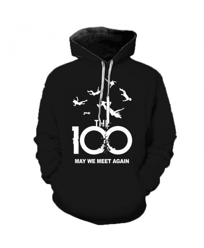 The 100 Tv Show 3D Printed Hoodies Men Women Casual Streetwear Hoody Sweatshirts Tracksuit Fashion Hip Hop Sudadera Hombre