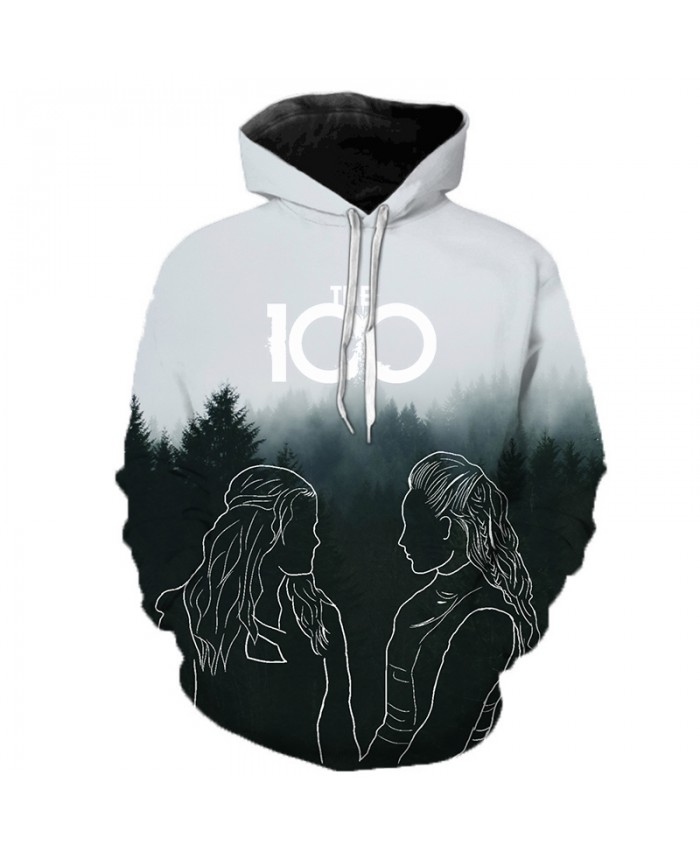 The 100 Tv Show 3D Printed Hoodies Men Women Casual Streetwear Hoody Sweatshirts Tracksuit Fashion Hip Hop Sudadera Hombre A