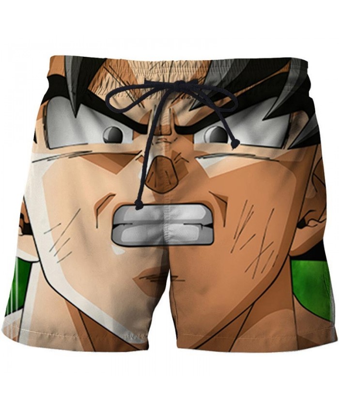 The Protagonist Is Angry Dragon Ball Men Anime 3D Printed Beach Shorts Casual Summer Male Quick Drying Board Shorts