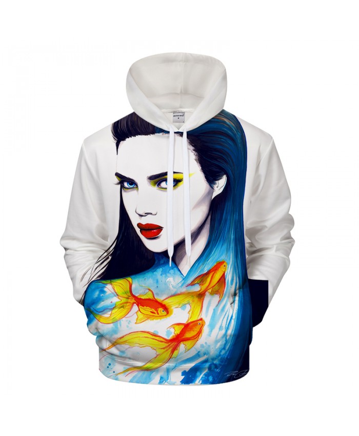 The Sea by Pixie cold Art Streetwear 3D Digital Prints Hoodies Sweatshirt Unisex Brand Pullover Drop Ship