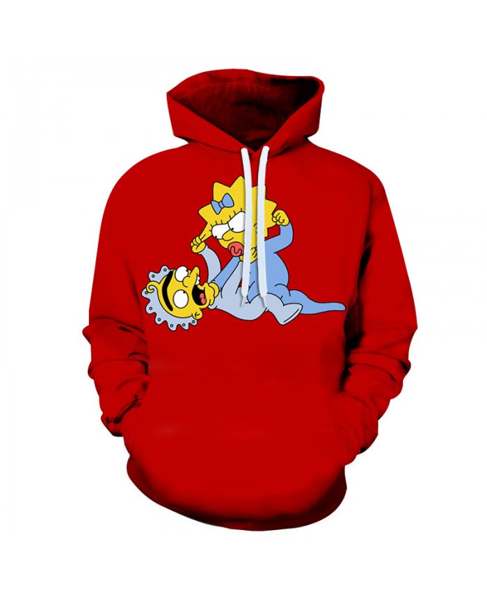 The Simpsons 3D Print Funny Harajuku Coat Hoodies Sweatshirts Clothes Men's Streetwear Hip Hop Tracksuit F
