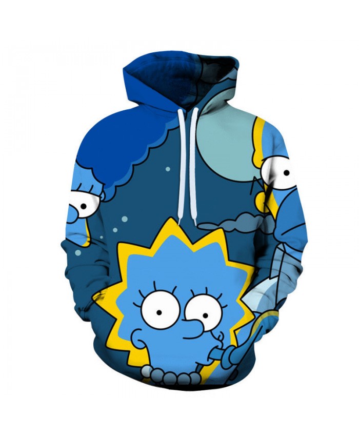 The Simpsons Hoodie 3D Print Sweatshirt Hoodies Children Wear Hip Hop Sweatshirt For Clothes N