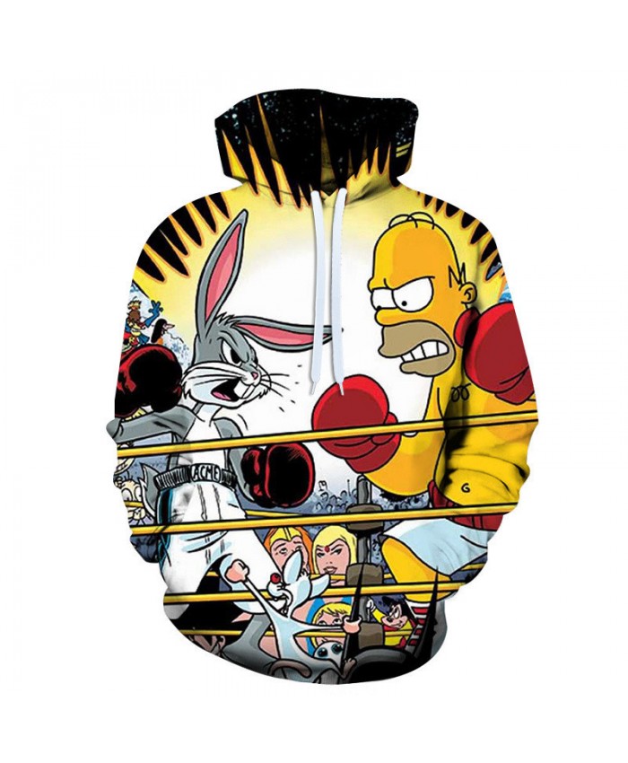 The Simpsons Hoodie 3D Print Sweatshirt Hoodies Children Wear Hip Hop Sweatshirt For Clothes P