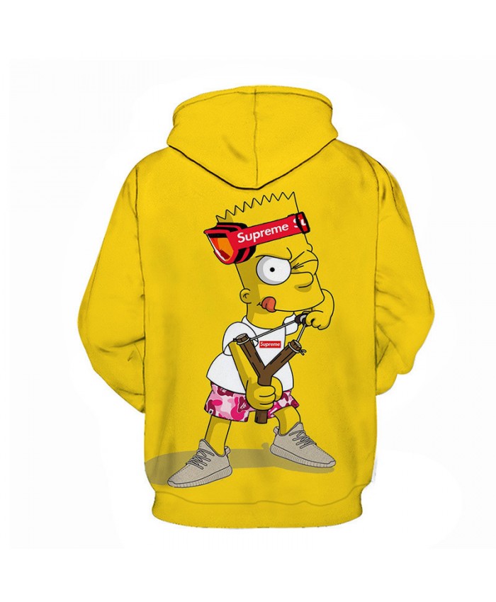 The Simpsons Hoodie 3D Print Sweatshirt Hoodies Children Wear Hip Hop Sweatshirt For Clothes S 