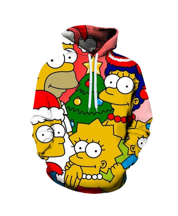 The Simpsons Hoodie 3D Print Sweatshirt Hoodies Children Wear Hip Hop Sweatshirt For Clothes W