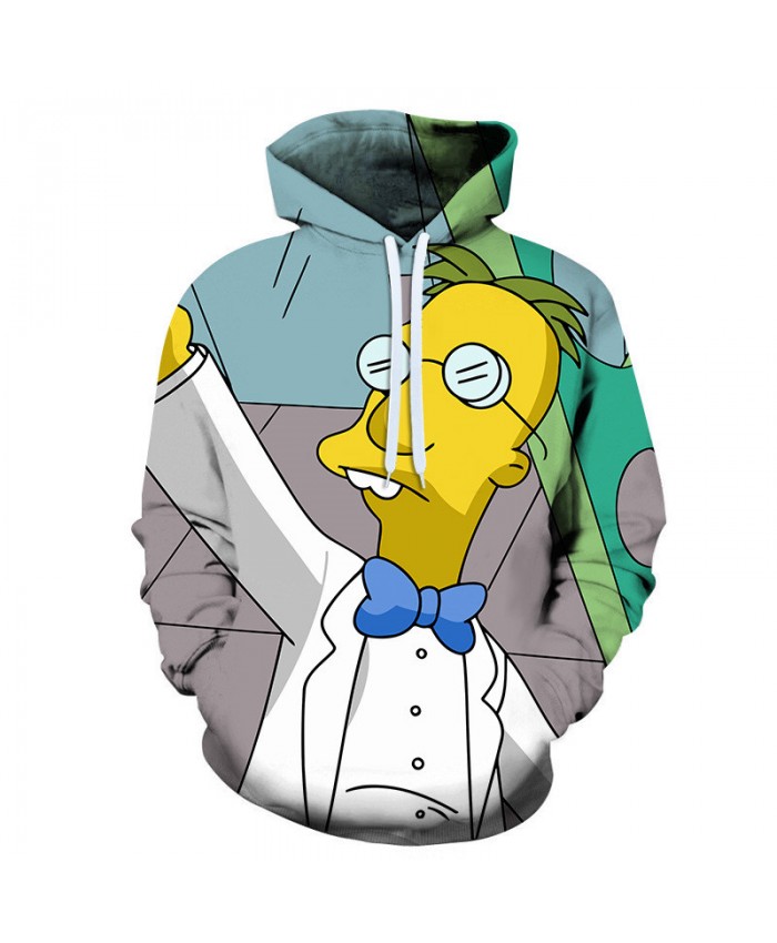 The Simpsons Hoodie 3D Print Sweatshirt Hoodies Children Wear Hip Hop Sweatshirt For Clothes X