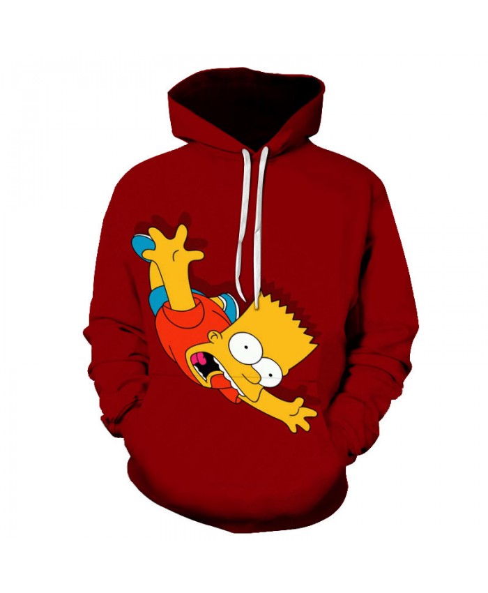 The Simpsons Hoodie 3D Print Sweatshirt Hoodies Children Wear Hip Hop Sweatshirt For Clothes ZZ