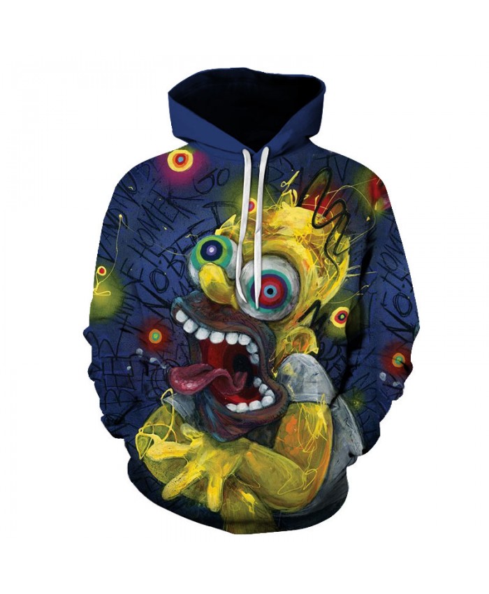 The Simpsons Printed 3D Men Women Hoodies Sweatshirts Quality Hooded Jacket Novelty Streetwear Fashion Casual Pullover E