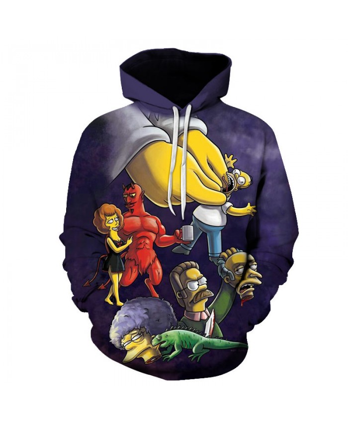 The Simpsons Printed 3D Men Women Hoodies Sweatshirts Quality Hooded Jacket Novelty Streetwear Fashion Casual Pullover H