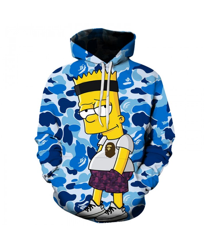 The Simpsons Printed 3D Men Women Hoodies Sweatshirts Quality Hooded Jacket Novelty Streetwear Fashion Casual Pullover P