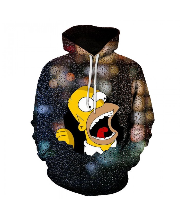 The Simpsons Printed 3D Men Women Hoodies Sweatshirts Quality Hooded Jacket Novelty Streetwear Fashion Casual Pullover V