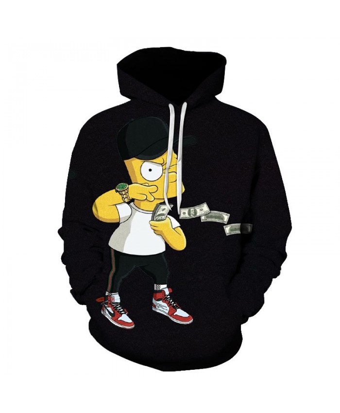 The Simpsons Printed 3D Men Women Hoodies Sweatshirts Quality Hooded Jacket Novelty Streetwear Fashion Casual Pullover W