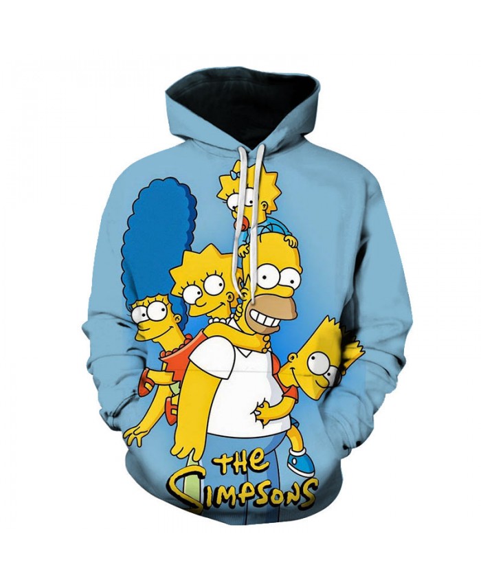 The Simpsons Printed 3D Men Women Hoodies Sweatshirts Quality Hooded Jacket Novelty Streetwear Fashion Casual Pullover Z