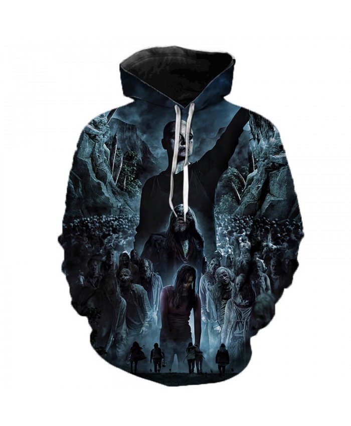 The Walking Dead 3D Printed Hoodie Sweatshirts 2021 TV Drama Fashion Casual Pullover Men Women Halloween Streetwear Hoodies