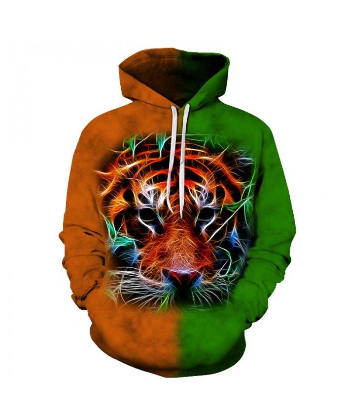 Tiger Brand Hoodies Sweatshirts Men Women Tracksuits 3d Printing Pullover Funny Coat Streetwear Hoodie Hot Drop Ship