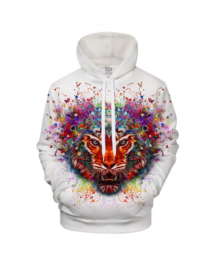Tiger Men's Hoodie Groot Sweatshirt Streetwear 3D Hoody Animal Print Brand Tracksuits Pullover Harajuku Drop Ship