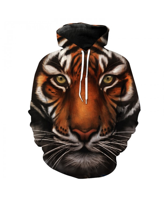 Tiger Style Fashion Hoodies Fall Hooded Sweatshirt Casual Hoodie Autumn Tracksuit Pullover Hooded Sweatshirt