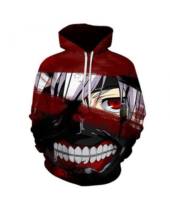 Tokyo Ghoul Hoodies Anime 3D Hooded Sweatshirts Newest Kids Teens Fashion Cosplay Hoodies Outerwear Spring Cool Coat C