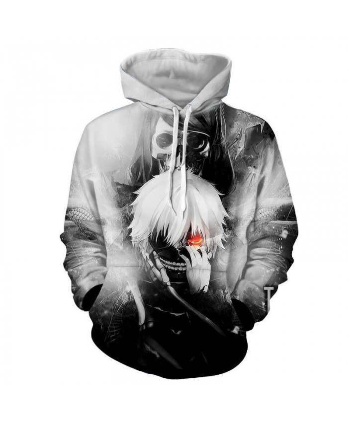 Tokyo Ghoul Hoodies Anime 3D Hooded Sweatshirts Newest Kids Teens Fashion Cosplay Hoodies Outerwear Spring Cool Coat E